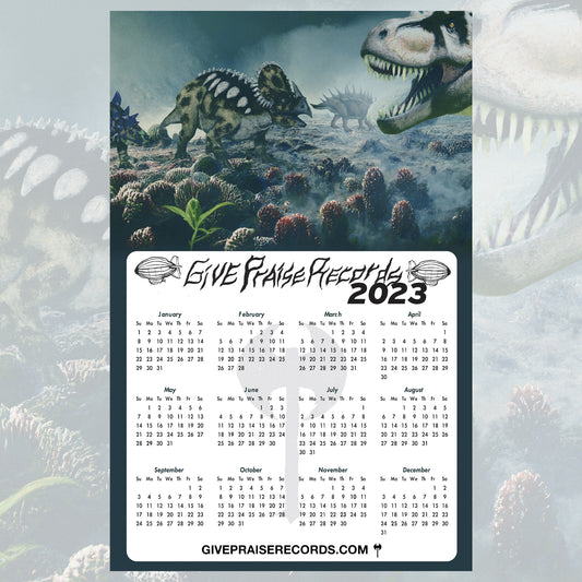 Give Praise Records "2023 Calendar" Poster